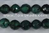 CAG4499 15.5 inches 8mm faceted round fire crackle agate beads