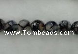 CAG450 15.5 inches 10mm faceted round agate beads Wholesale