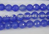 CAG4506 15.5 inches 8mm faceted round agate beads wholesale