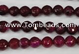 CAG4508 15.5 inches 8mm faceted round agate beads wholesale