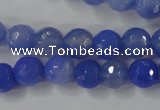 CAG4532 15.5 inches 10mm faceted round agate beads wholesale