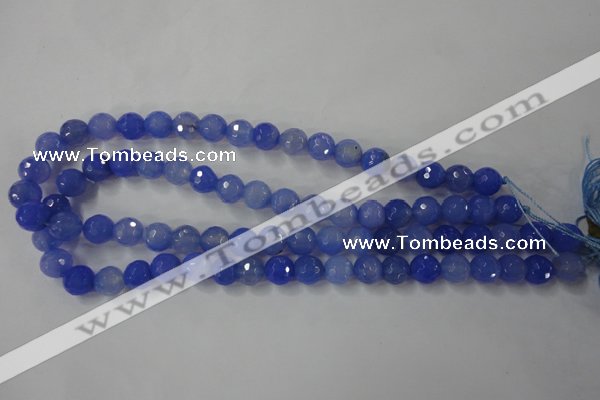 CAG4532 15.5 inches 10mm faceted round agate beads wholesale