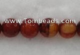 CAG454 15.5 inches 14mm faceted round agate gemstone beads Wholesale