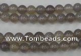 CAG4770 15 inches 6mm round grey agate beads wholesale