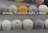 CAG4925 15.5 inches 12mm round dyed white agate beads