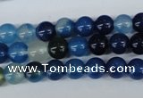 CAG5006 15.5 inches 8mm round agate gemstone beads wholesale