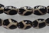 CAG5087 15.5 inches 8*12mm drum tibetan agate beads wholesale