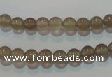 CAG5240 15.5 inches 6mm round Brazilian grey agate beads wholesale