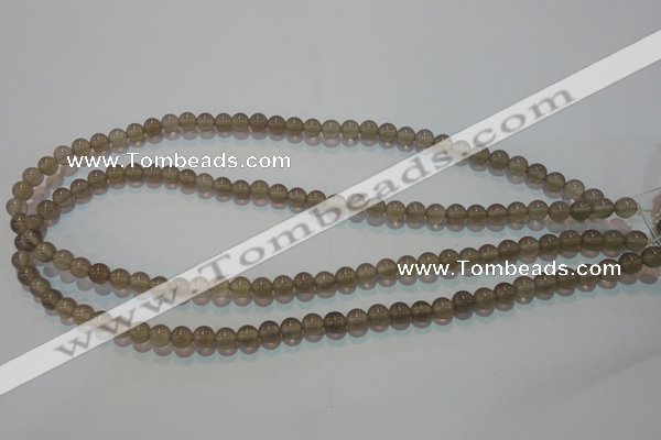 CAG5240 15.5 inches 6mm round Brazilian grey agate beads wholesale