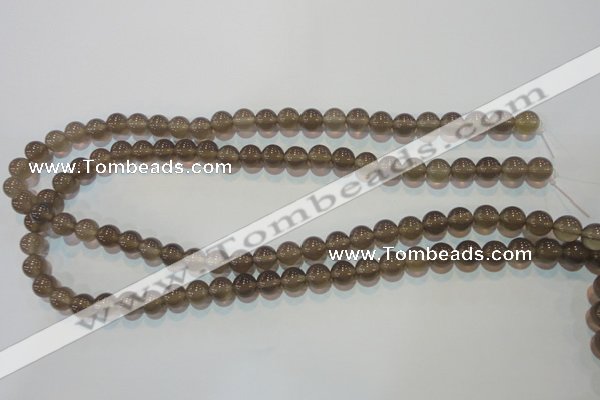 CAG5241 15.5 inches 8mm round Brazilian grey agate beads wholesale