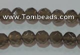 CAG5248 15.5 inches 10mm faceted round Brazilian grey agate beads