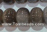 CAG5254 15.5 inches 15*20mm rondelle Brazilian grey agate beads