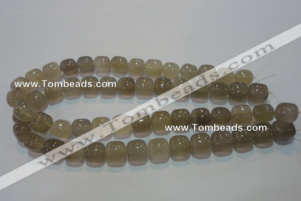 CAG5261 15.5 inches 14*14mm square Brazilian grey agate beads