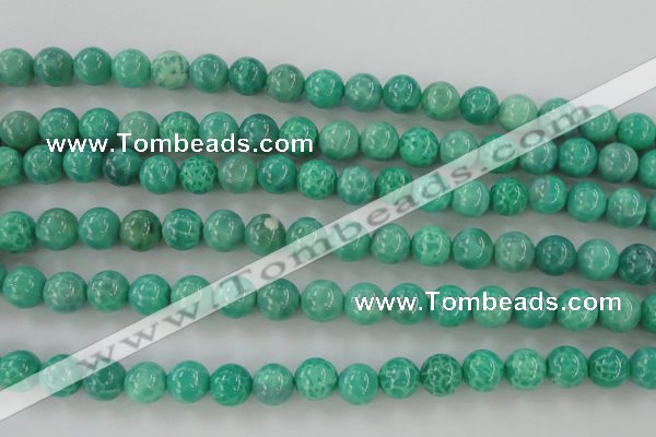 CAG5302 15.5 inches 8mm round peafowl agate gemstone beads