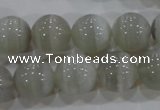 CAG5324 15.5 inches 14mm round grey line agate beads wholesale