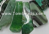 CAG5456 15.5 inches 14*28mm - 16*60mm freeform agate gemstone beads