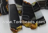 CAG5463 15.5 inches 16*26mm - 20*66mm freeform agate gemstone beads