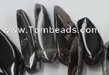 CAG5468 15.5 inches 8*20mm - 15*60mm freeform agate gemstone beads