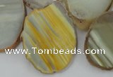 CAG5474 15.5 inches 16*22mm - 25*38mm freeform agate gemstone beads