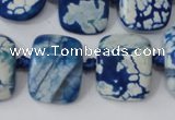 CAG5521 15.5 inches 17*20mm nuggets agate gemstone beads