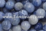 CAG555 16 inches 14mm round blue agate gemstone beads wholesale