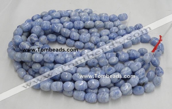 CAG556 16 inches 13*18mm freeform blue agate beads wholesale