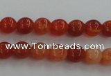 CAG5560 15.5 inches 4mm round natural fire agate beads wholesale