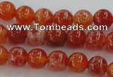 CAG5561 15.5 inches 6mm round natural fire agate beads wholesale