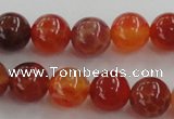 CAG5562 15.5 inches 8mm round natural fire agate beads wholesale