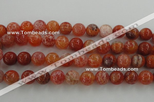 CAG5565 15.5 inches 14mm round natural fire agate beads wholesale