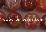 CAG5566 15.5 inches 16mm round natural fire agate beads wholesale