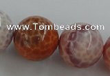 CAG5567 15.5 inches 18mm round natural fire agate beads wholesale