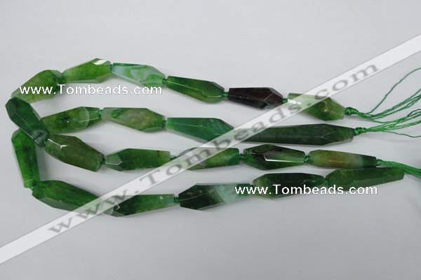 CAG5573 15 inches 15*25mm - 15*45mm faceted nuggets agate beads