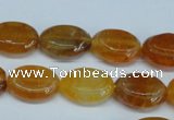 CAG5623 15 inches 13*16mm oval dragon veins agate beads wholesale