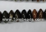 CAG5641 15 inches 7*14mm rondelle agate gemstone beads wholesale