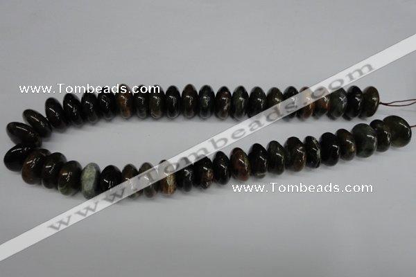 CAG5642 15 inches 8*17mm rondelle agate gemstone beads wholesale