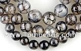 CAG57 5pcs 10&12&14mm round dragon veins agate beads