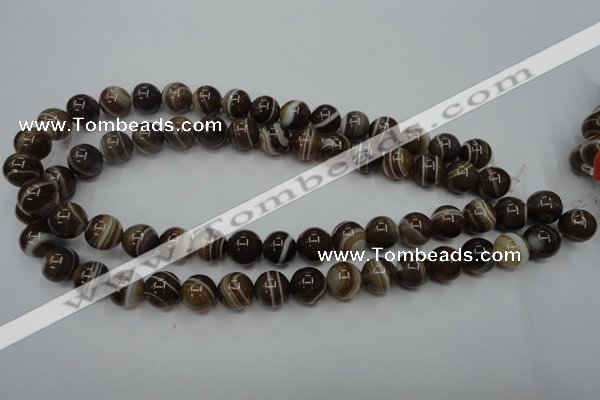 CAG5903 15 inches 12mm round Madagascar agate gemstone beads