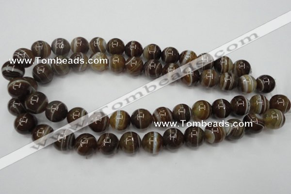 CAG5904 15 inches 14mm round Madagascar agate gemstone beads