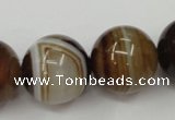 CAG5907 15 inches 20mm round Madagascar agate gemstone beads