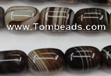 CAG5916 15 inches 13*18mm drum Madagascar agate gemstone beads