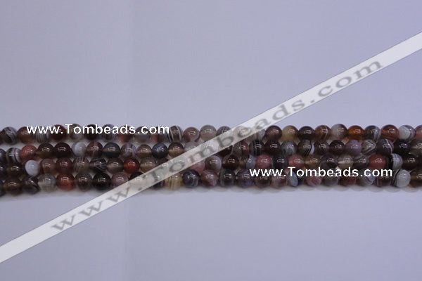 CAG5951 15.5 inches 6mm round botswana agate beads wholesale