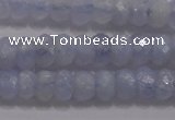 CAG5993 15.5 inches 4*6mm faceted rondelle blue lace agate beads