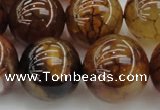 CAG6052 15.5 inches 22mm round dragon veins agate beads