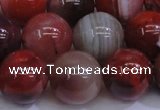 CAG6114 15.5 inches 12mm round south red agate gemstone beads