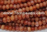 CAG615 15.5 inches 4*8mm rondelle natural fire agate beads