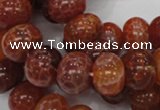 CAG617 15.5 inches 12*16mm rondelle natural fire agate beads