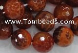 CAG626 15.5 inches 20mm faceted round natural fire agate beads