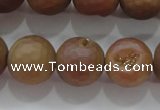 CAG6334 15 inches 12mm faceted round plated druzy agate beads