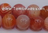 CAG6344 15 inches 12mm round red botswana agate beads wholesale